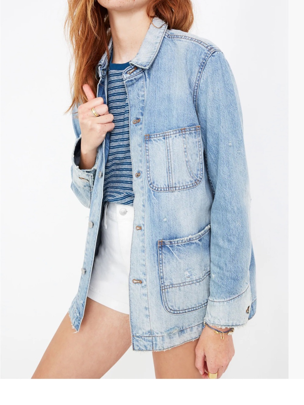Madewell Denim Chore Coat in Archer Wash